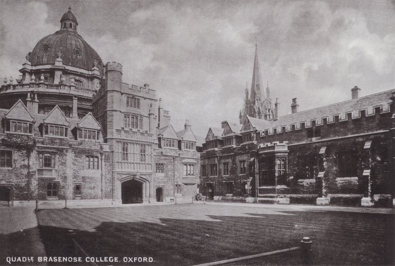 Cuadrángulo del Brasenose College, Oxford de English Photographer
