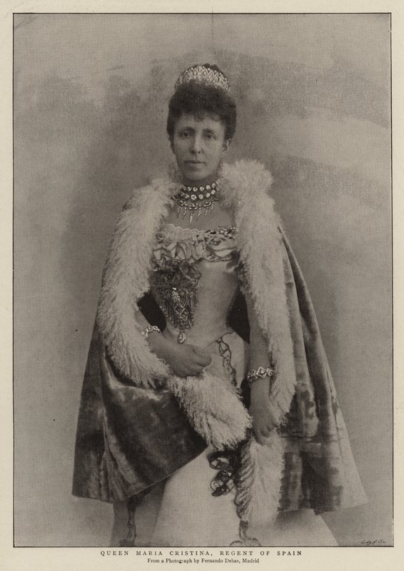 Reina María Cristina, Regente de España de English Photographer