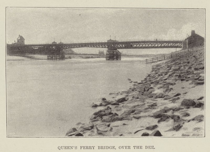 Puente de Queens Ferry, sobre el Dee de English Photographer