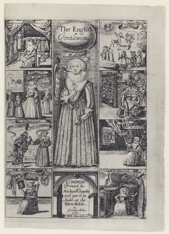 R Brathwait, La Dama Inglesa, M Sparke 1631 de English Photographer