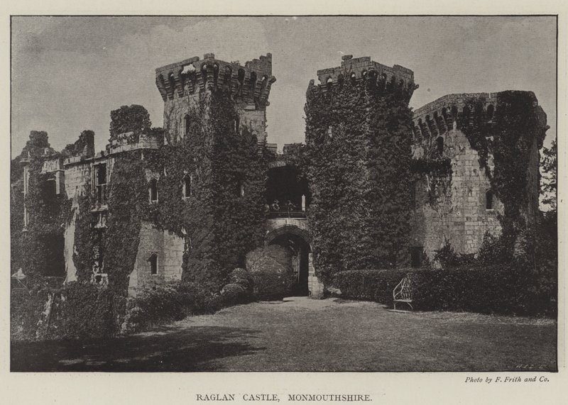 Castillo de Raglan, Monmouthshire de English Photographer