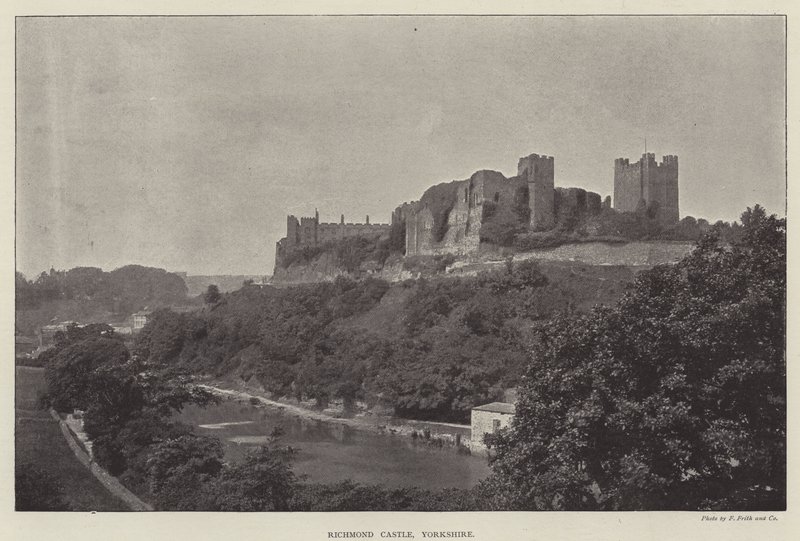 Castillo de Richmond, Yorkshire de English Photographer