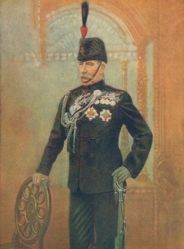El Honorable Sir Redvers Buller, comandante en Natal. En el uniforme de Coronel Comandante, King