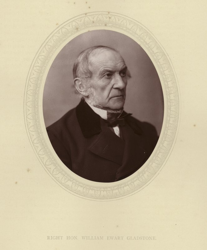 El Honorable William Ewart Gladstone de English Photographer