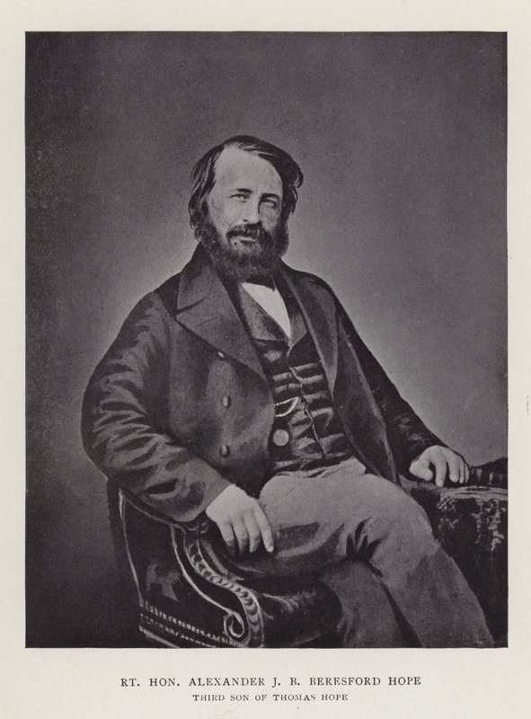 El Muy Honorable Alexander J B Beresford Hope, tercer hijo de Thomas Hope de English Photographer