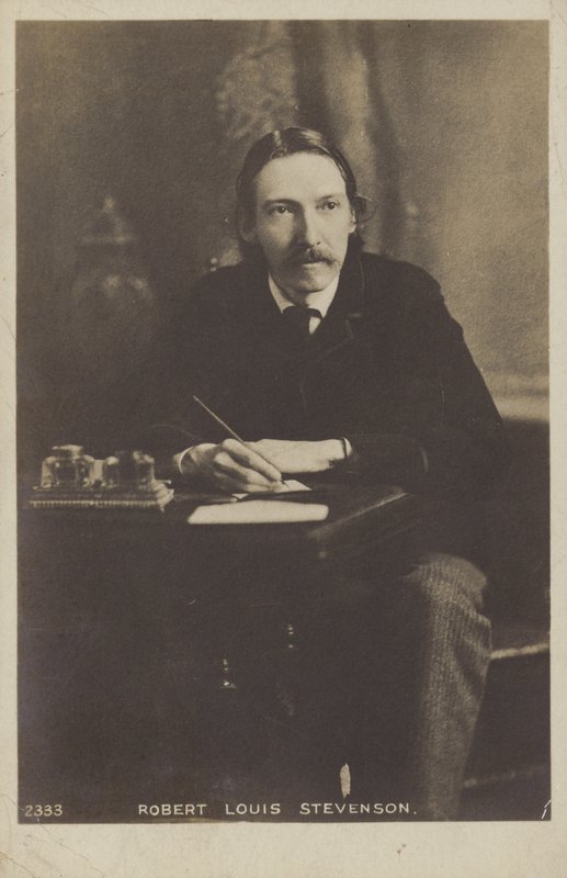 Robert Louis Stevenson (1850-1894), novelista, poeta y escritor de viajes escocés de English Photographer