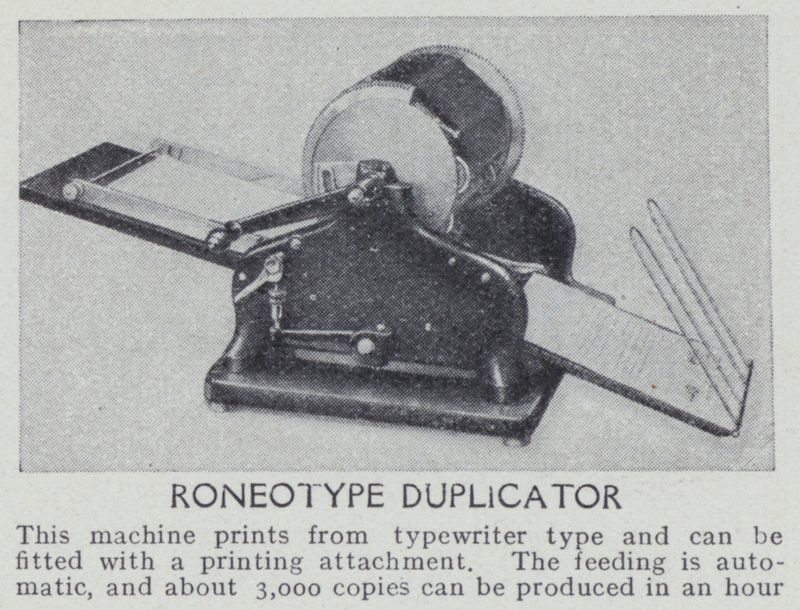 Duplicador Roneotype de English Photographer