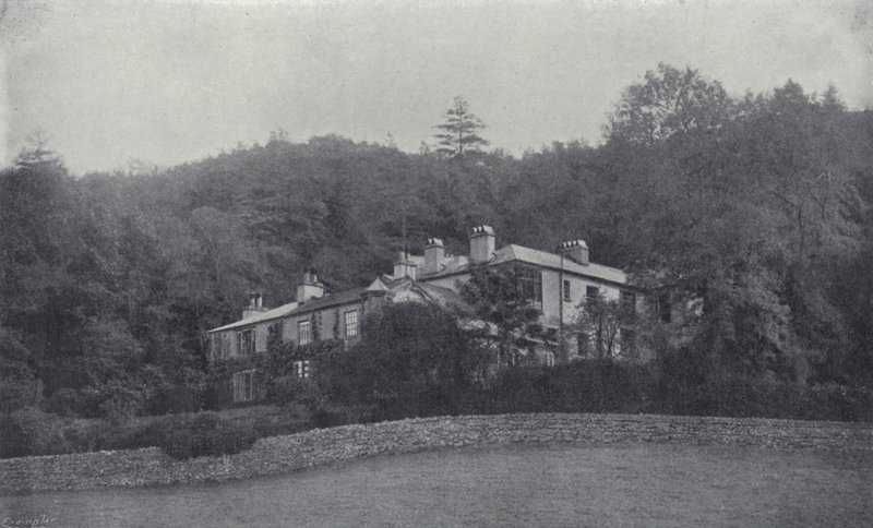 Casa de Ruskin, Brantwood, en el Lake Country de English Photographer