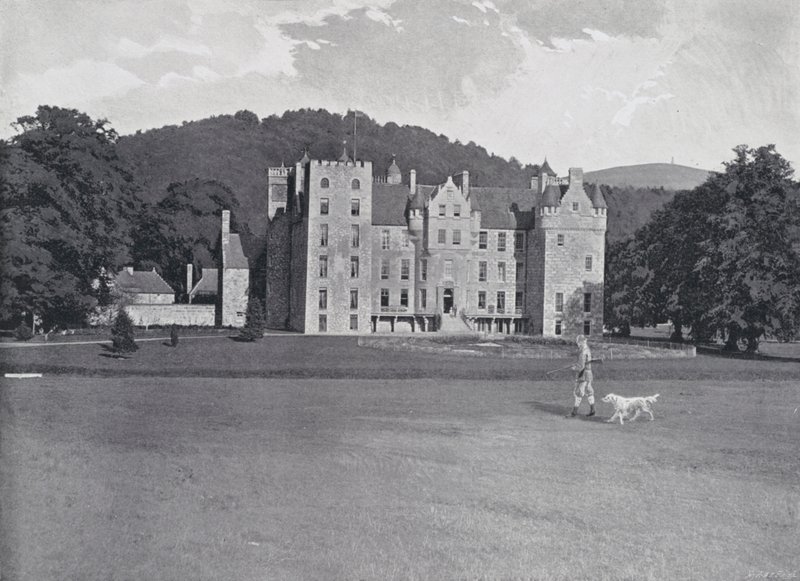 Escocia: Castillo de Aboyne (foto en b/n) de English Photographer