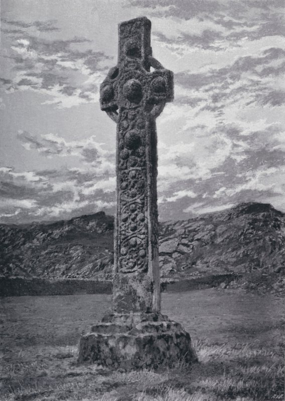 Escocia: Cruz de San Martín, Iona de English Photographer