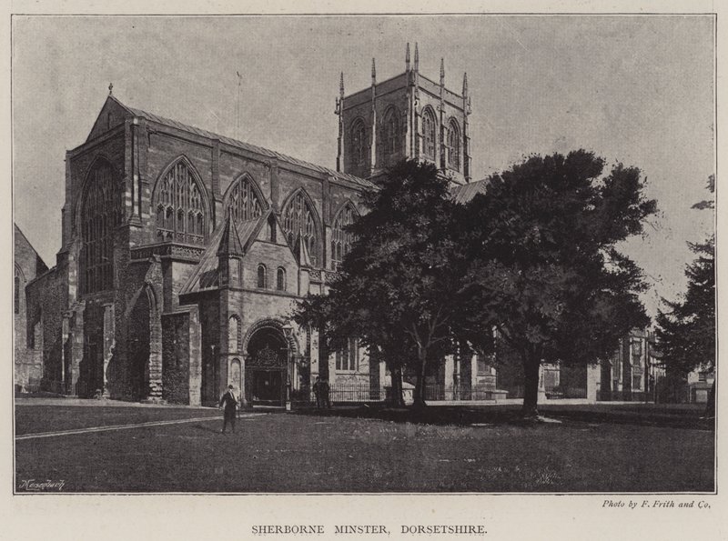 Catedral de Sherborne, Dorsetshire de English Photographer