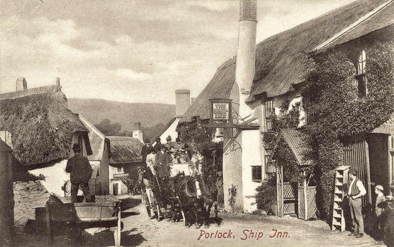 Ship Inn, Porlock de English Photographer