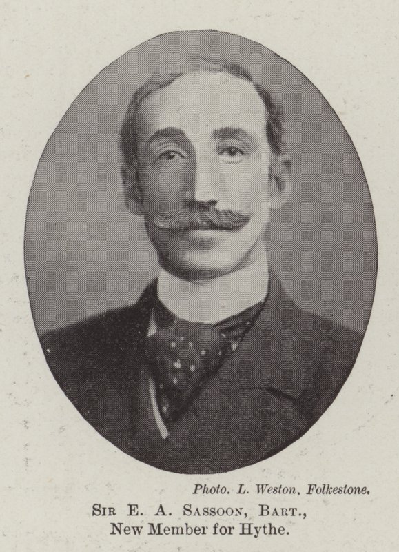 Sir E A Sassoon, baronet, nuevo miembro por Hythe de English Photographer
