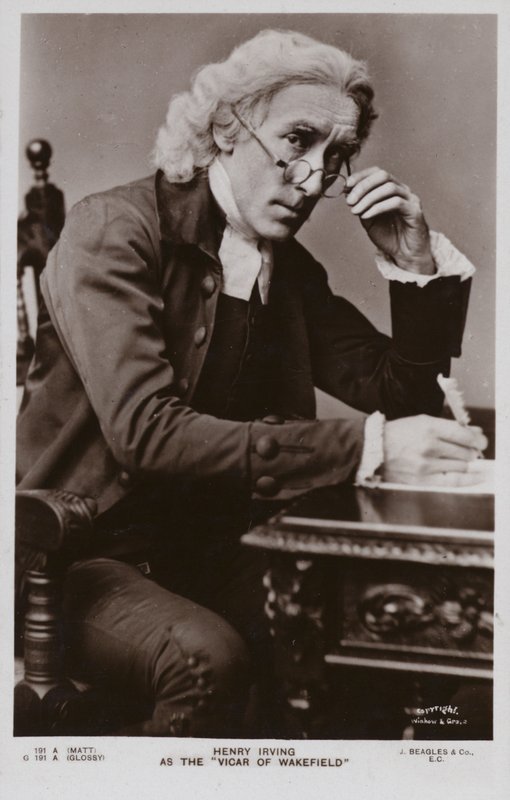 Sir Henry Irving, actor de teatro inglés de English Photographer