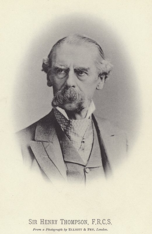 Sir Henry Thompson, FRCS (foto b/n) de English Photographer