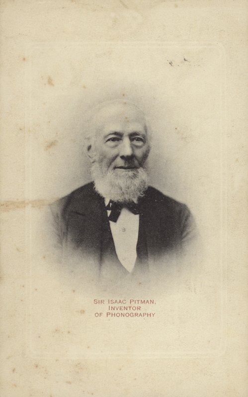 Sir Isaac Pitman (1813-1897), inventor inglés de la taquigrafía Pitman de English Photographer