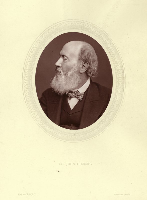 Sir John Gilbert, artista inglés, ilustrador y grabador de English Photographer