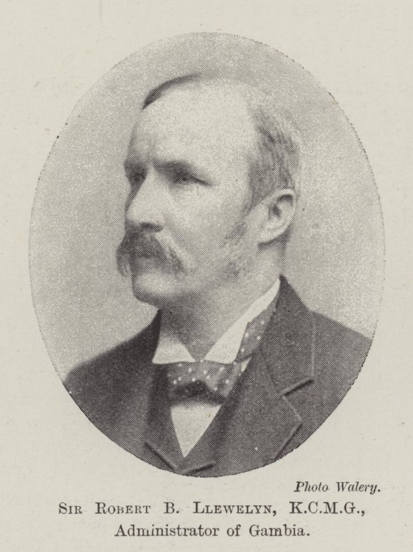 Sir Robert B. Llewelyn, KCMG, Administrador de Gambia de English Photographer