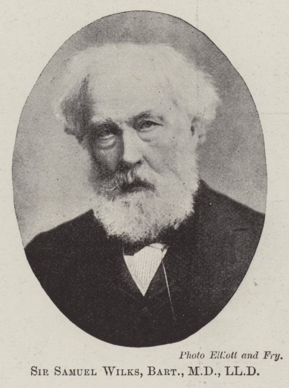 Sir Samuel Wilks, Baronet, MD, LLD de English Photographer