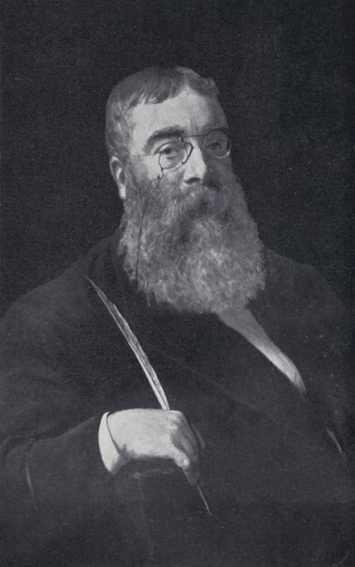 Sir Walter Besant (foto en blanco y negro) de English Photographer