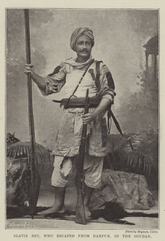 Slatin Bey, quien escapó de Darfur, en el Sudán de English Photographer