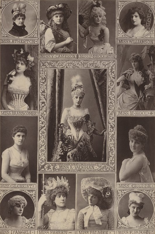Algunas actrices principales, un grupo de English Photographer