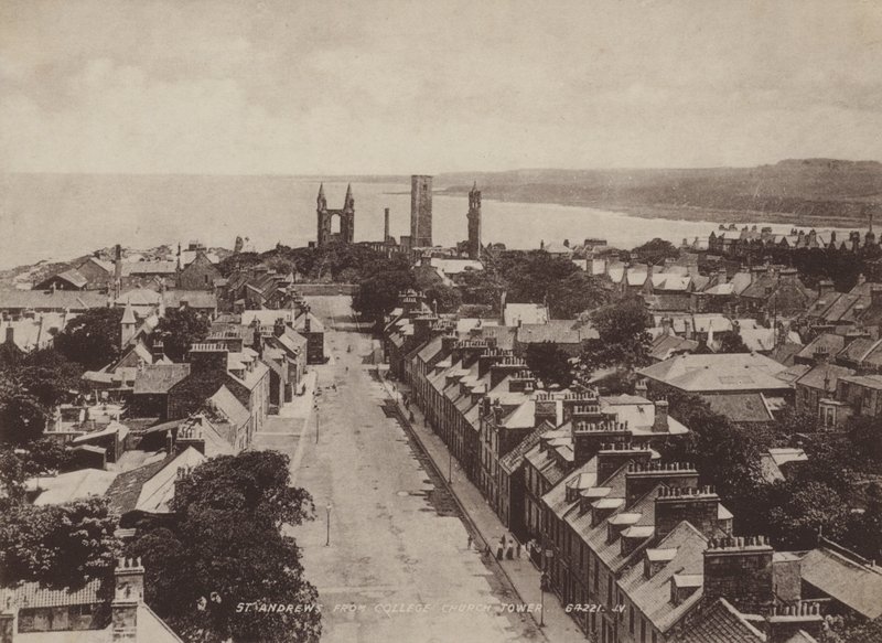St Andrews desde la torre de la iglesia del colegio de English Photographer