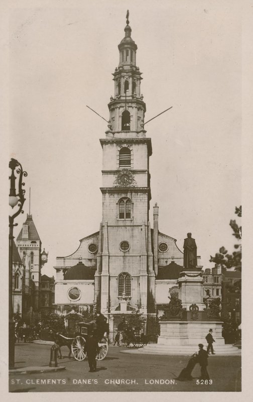 Iglesia de St Clements Danes, Londres de English Photographer