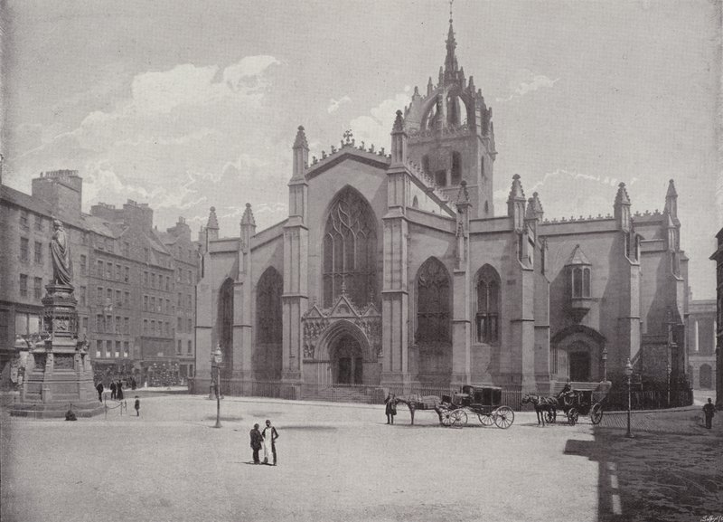 Iglesia de St Giles, Edimburgo de English Photographer