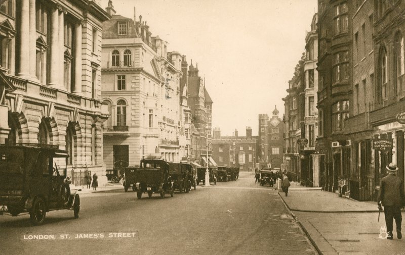 Calle de St James, Londres de English Photographer