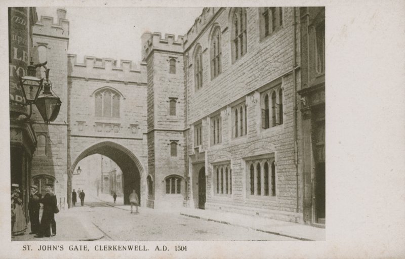 Puerta de St Johns, Clerkenwell, Londres de English Photographer