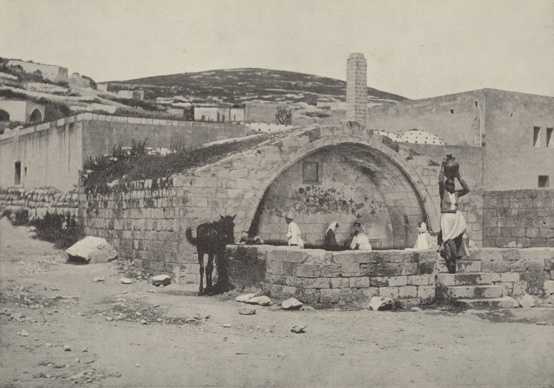 Pozo de Santa María, o la Fuente de la Virgen, Nazaret, un lugar frecuentado por María, la Madre de Nuestro Señor de English Photographer