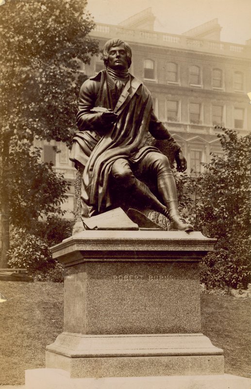 Estatua de Robert Burns de English Photographer