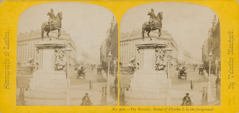 Imagen estereoscópica de Charing Cross de English Photographer