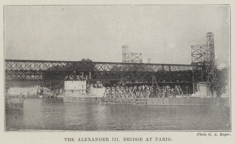 El puente Alejandro III en París de English Photographer