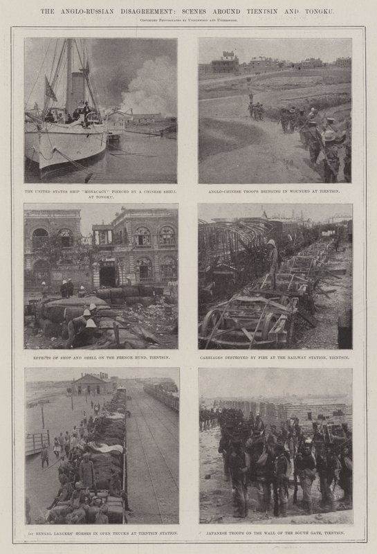 El Desacuerdo Anglo-Ruso, Escenas alrededor de Tientsin y Tongku de English Photographer