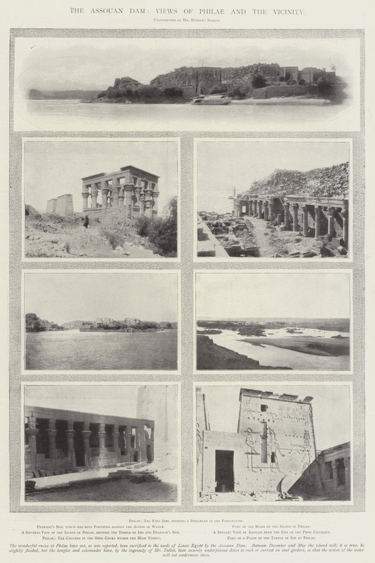 La presa de Asuán, vistas de Philae y sus alrededores de English Photographer