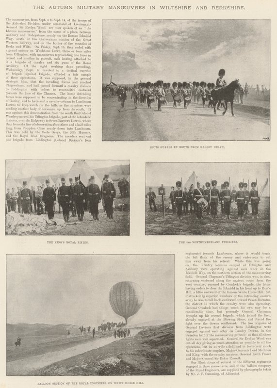 Las maniobras militares de otoño en Wiltshire y Berkshire de English Photographer
