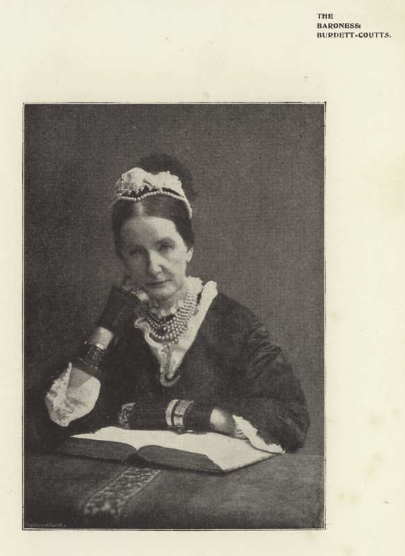 La Baronesa Burdett-Coutts de English Photographer