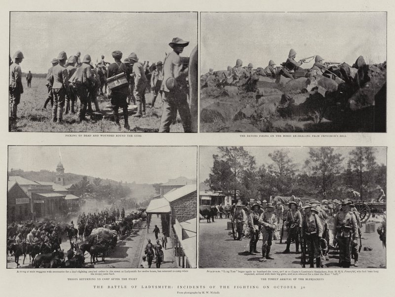La Batalla de Ladysmith, Incidentes de la Lucha el 30 de Octubre de English Photographer