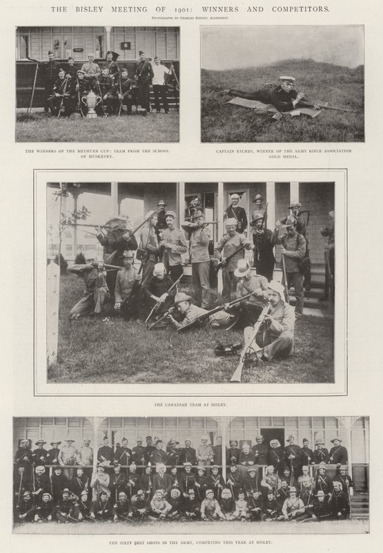 El Encuentro de Bisley de 1901, Ganadores y Competidores de English Photographer