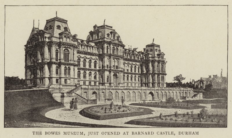 El Museo Bowes, recién inaugurado en Barnard Castle, Durham de English Photographer