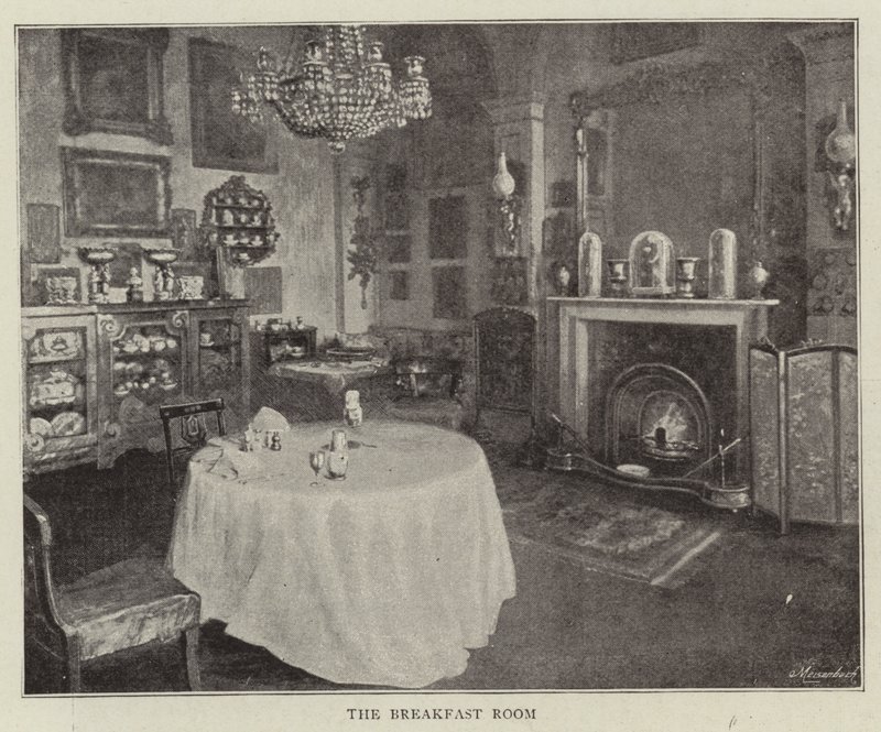 La sala de desayunos de English Photographer