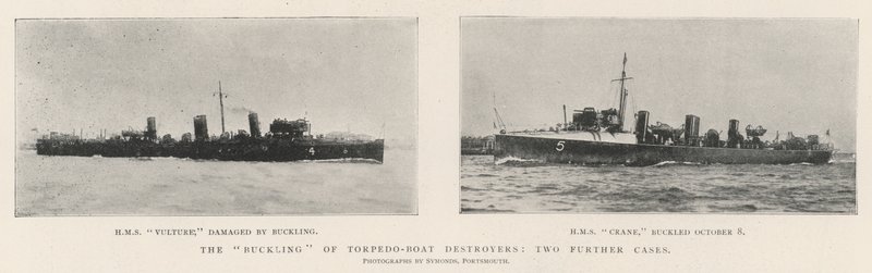 El pandeo de los destructores de torpedos, dos casos adicionales de English Photographer