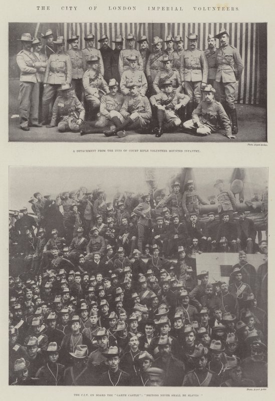 Los Voluntarios Imperiales de la Ciudad de Londres de English Photographer