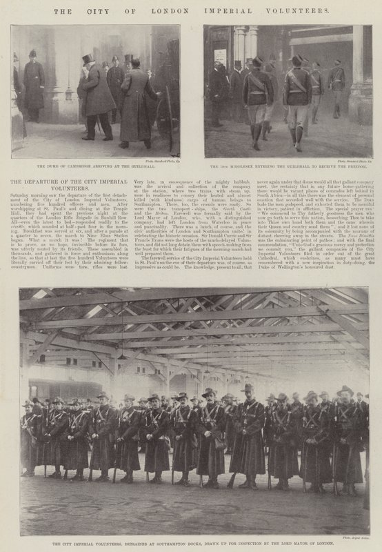 Los Voluntarios Imperiales de la Ciudad de Londres de English Photographer