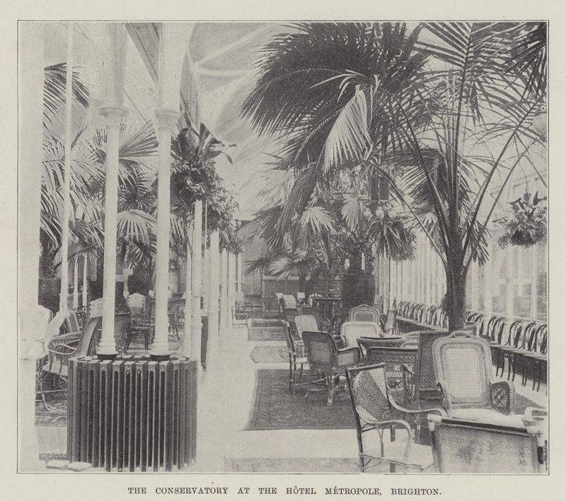 El invernadero en el Hotel Metropole, Brighton de English Photographer