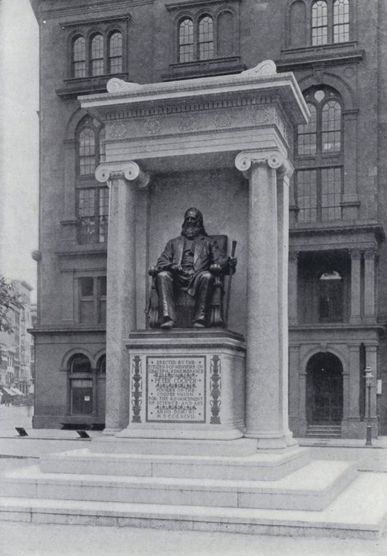 El Instituto Cooper y Monumento, Nueva York de English Photographer