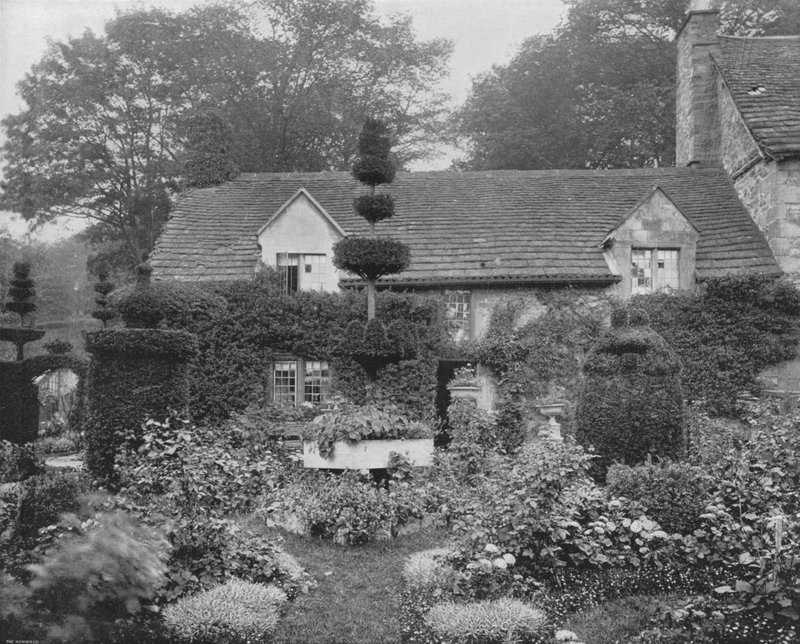 La cabaña cerca de Haddon Hall de English Photographer