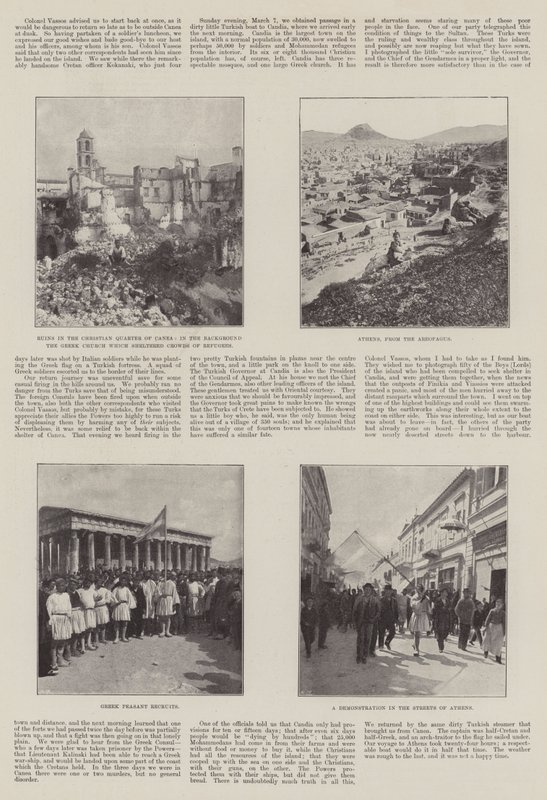 La Revuelta Cretense de 1897 de English Photographer